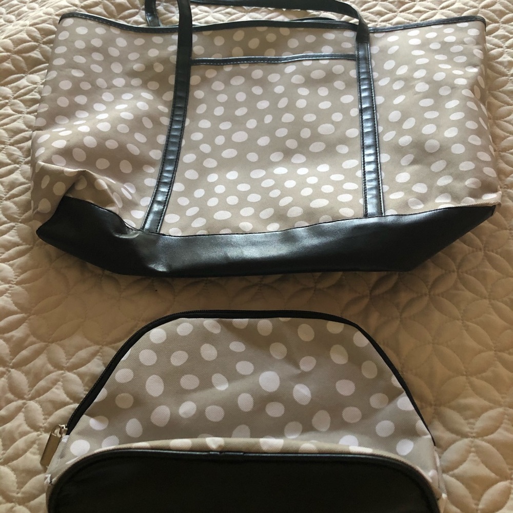 Tote bag and cosmetic bag